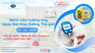 Bệnh viện hưởng ứng Ngày Đái tháo đường Thế giới 14/11: Chung tay phòng ngừa để sống khỏe mỗi ngày