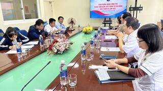 Bệnh viện Đa khoa Trung ương Quảng Nam đón tiếp Đoàn CDC Đà Nẵng khảo sát, rà soát công tác giám sát bệnh bại liệt