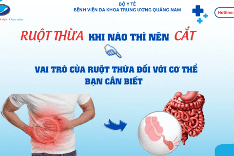 Ruột thừa có tác dụng gì ? Khi nào thì nên cắt bỏ ?