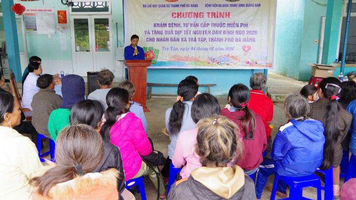 Khám bệnh, cấp phát thuốc miễn phí – Gắn kết nghĩa tình quân dân dịp Tết Nguyên đán Bính Ngọ 2026