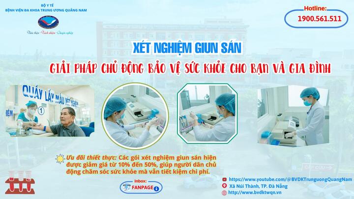 Xét nghiệm giun sán – Giải pháp chủ động bảo vệ sức khỏe cho bạn và gia đình