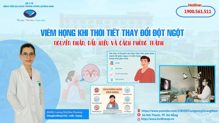 Viêm họng khi thời tiết thay đổi đột ngột: Nguyên nhân, dấu hiệu và cách phòng tránh