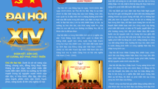 Đề cương Tờ gấp tuyên truyền kết quả Đại hội XIV của Đảng