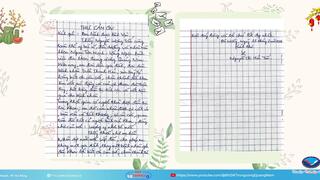 Thư cảm ơn ấm áp gửi Khoa Ngoại Tim mạch – Lồng ngực những ngày cuối năm