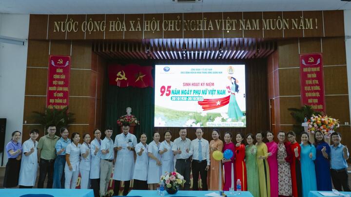 Công đoàn Bệnh viện tổ chức lễ và hội thi Chào mừng Ngày Phụ nữ Việt Nam 20/10: Gắn kết – Yêu thương – Lan tỏa niềm vui