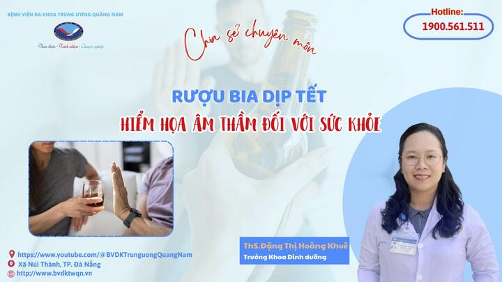 Rượu bia dịp Tết – Hiểm họa âm thầm đối với sức khỏe